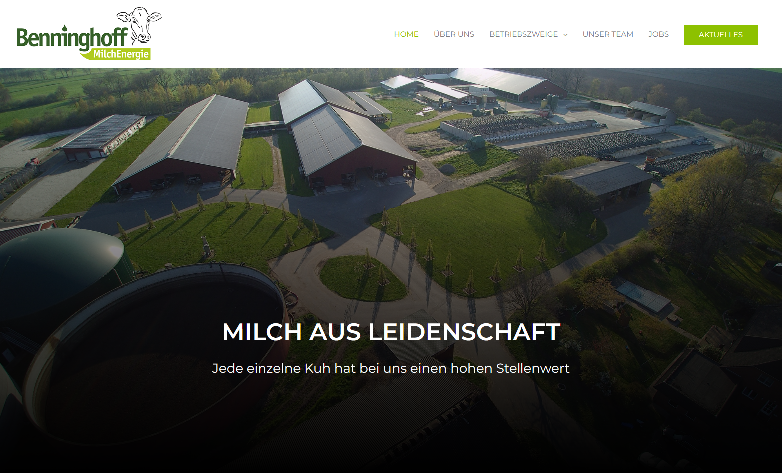 Auftritt für einen Milchhof